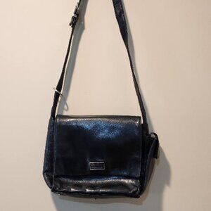 Perlina New York Black soft leather Shoulder Bag